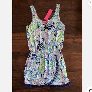 Lilly Pulitzer Jarrette Romper Shell Beach